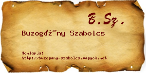 Buzogány Szabolcs névjegykártya